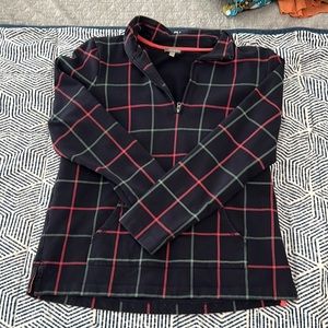 Talbots - women’s size lg. pink, navy blue, green top. Great condition!